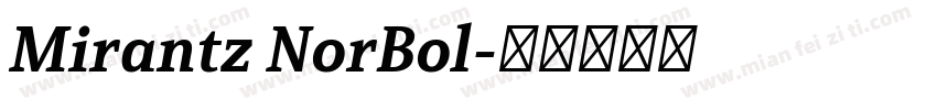 Mirantz NorBol字体转换